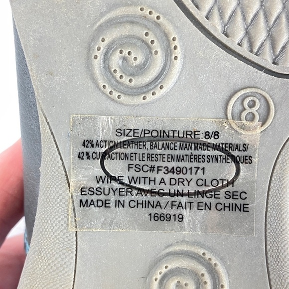 Curves for Women Sz 8 Walking Athletic Toning Blue Mary Janes Shoes - Picture 9 of 10